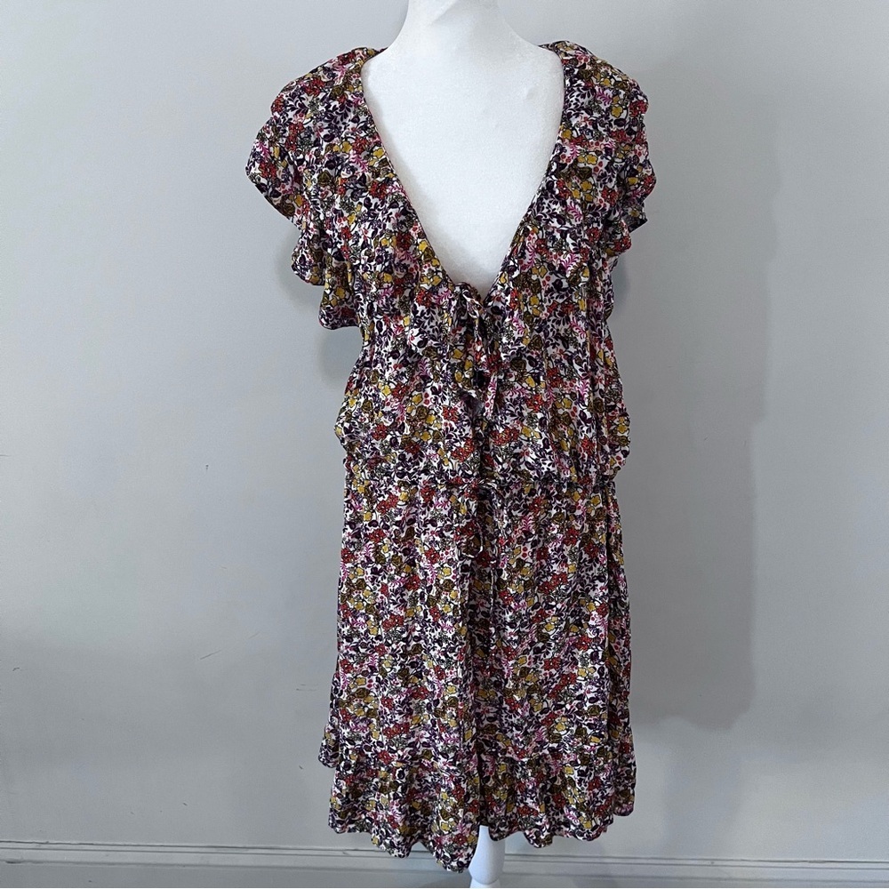 Old Navy Boho Floral Print Ruffle Dress |XL| - Picture 1 of 9